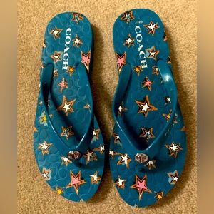 Coach flip flops